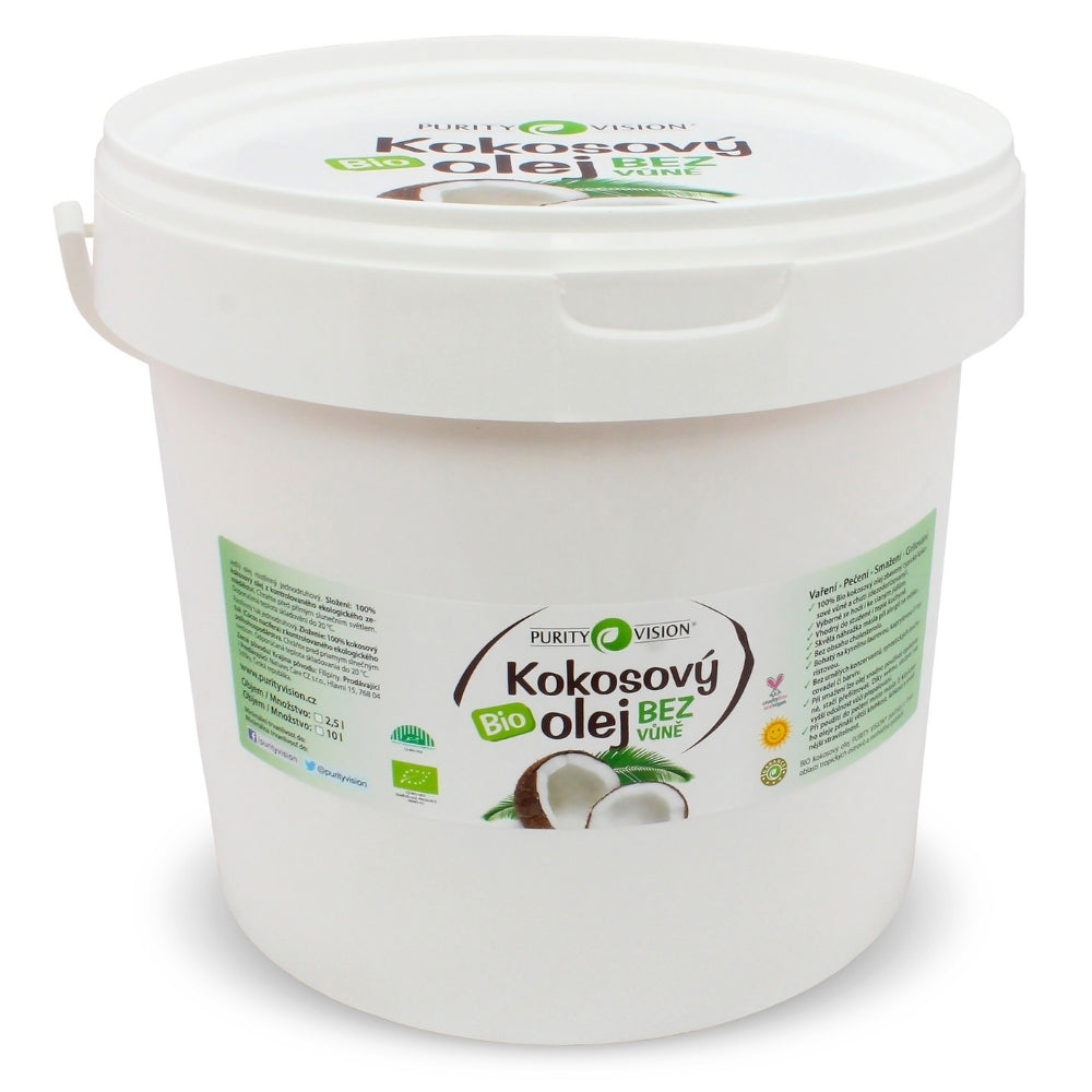 Olio di cocco Bio senza profumo 10 l