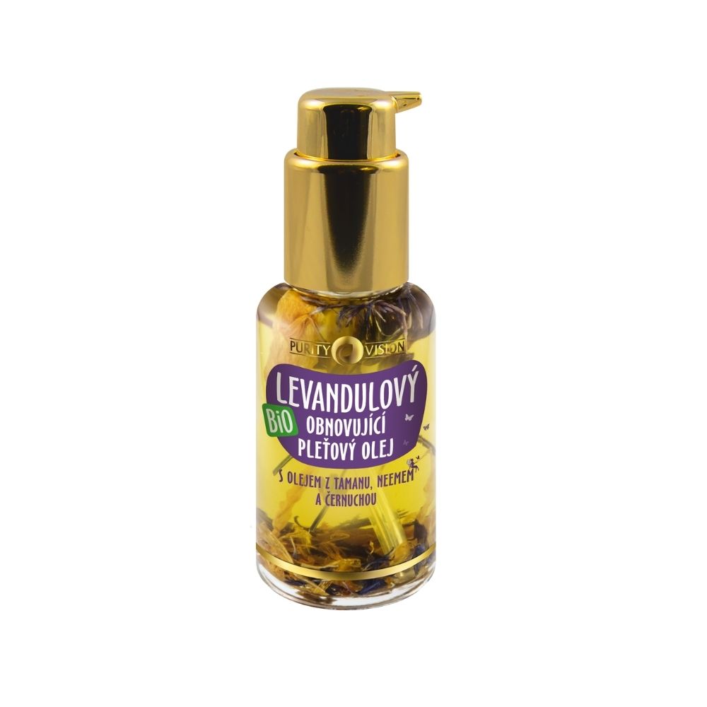 Olio Viso Rigenerante Profondo alla Lavanda Bio 45 ml
