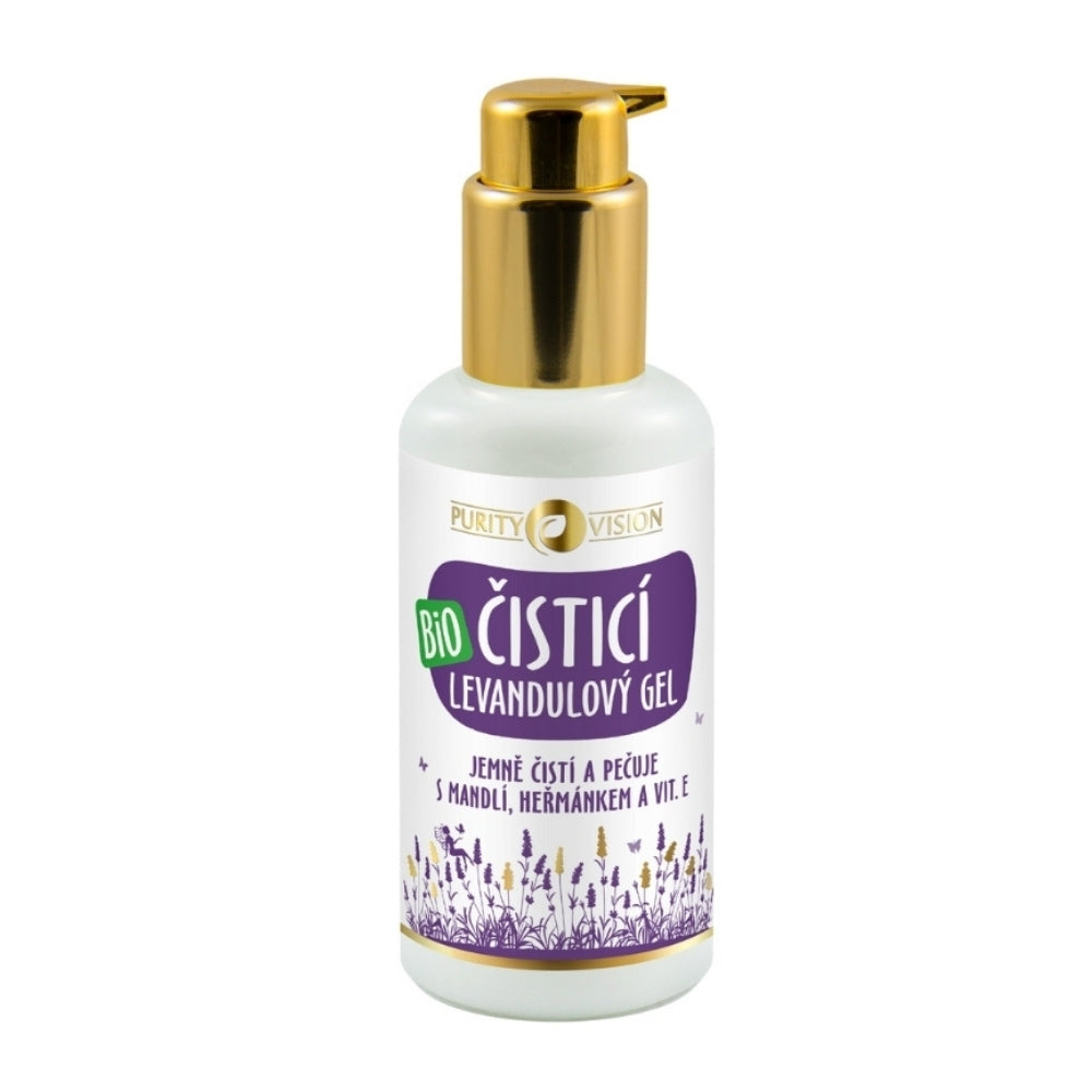 Gel Detergente alla Lavanda Bio con Mandorla, Camomilla e Vitamina E 100 ml