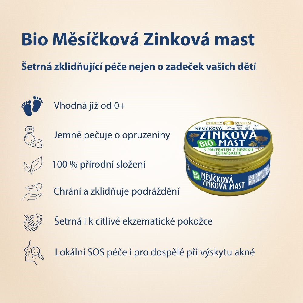 Unguento allo Zinco e Calendula Biologico 70 ml – difetto cosmetico