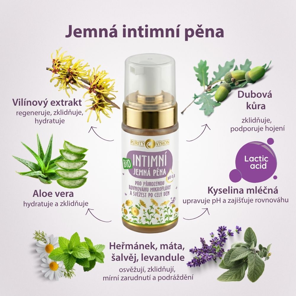 Schiuma intima delicata Bio 90 ml