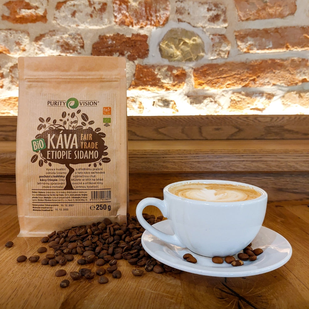 Chicchi di caffè biologico Fair Trade Etiopia Sidamo 500 g