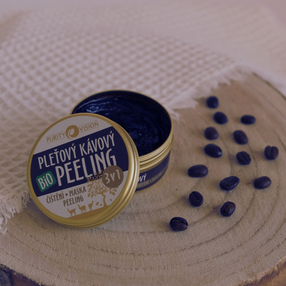 Maschera peeling viso 3in1 al caffè Bio 70 ml